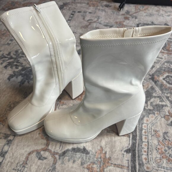 Dream Pairs Y2K Square Toe Platform Mid-Calf Go-Go boots - Picture 3 of 4